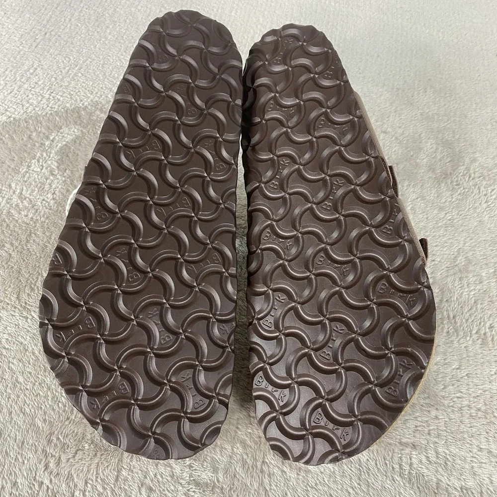 Birkenstock Mayari Sandals Womens US 8 EU 39 Mocca Birko-Flor Regular Fit NEW
